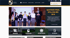 Desktop Screenshot of colegiohuinganal.cl